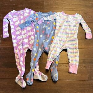 3 Toddler Girls’ Zipper Outfits